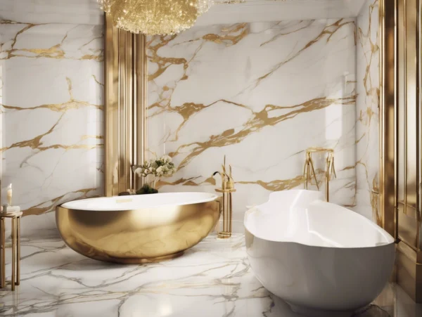 PVC Marble Sheet Gilded Most Commonly Used Sizes and Colors