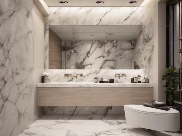 Pvc UV Marble Alternative Sheet Wall Panel