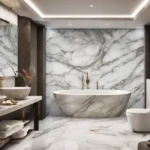 UV marble panel in marble colors for bathroom walls decoration