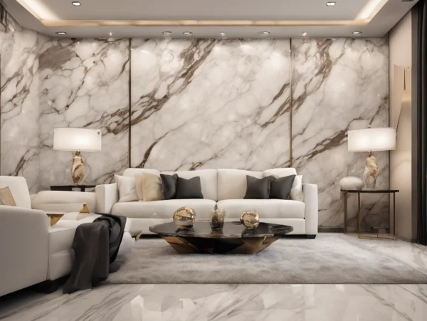 China Manufacturer UV Marble Wall Panels Sheet for Interior Walls