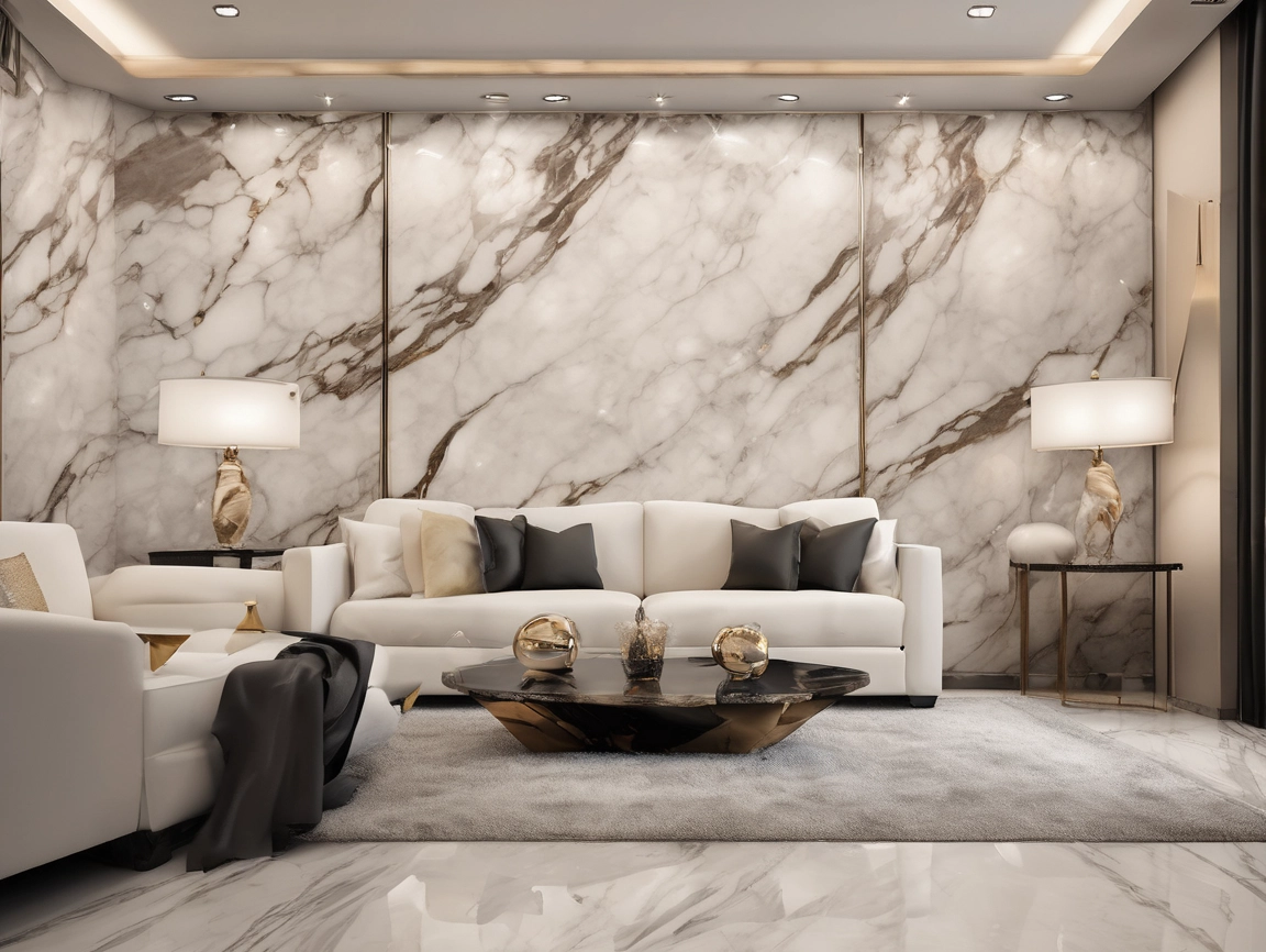 China Manufacturer UV Marble Wall Panels Sheet for Interior Walls