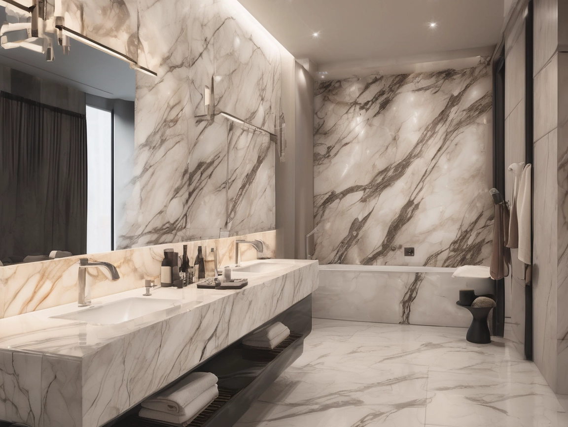 High Quality UV Marble Sheet Wall Panel for Indoor