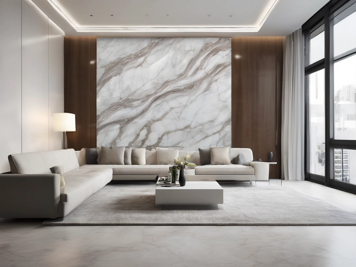 1220X2900mm UV Marble Sheet Seamless Wall Decoration Panel