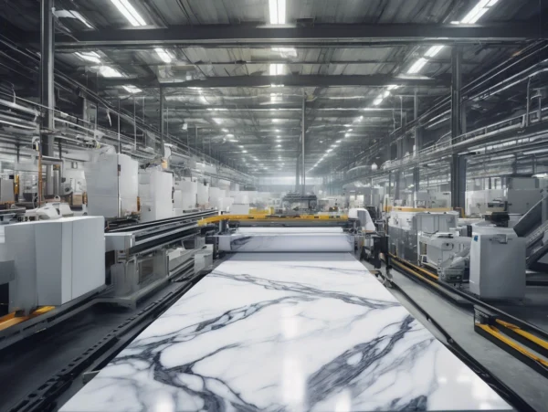 China Factory 1220x2440mm Of UV Printing Marble Sheet