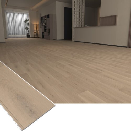 3D Embossed SPC Flooring Realistic Wood Grain Vinyl Tile 4
