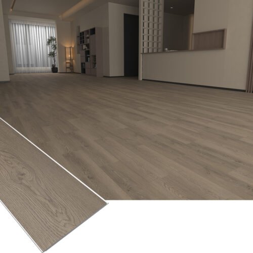 3D Embossed SPC Flooring Realistic Wood Grain Vinyl Tile 5
