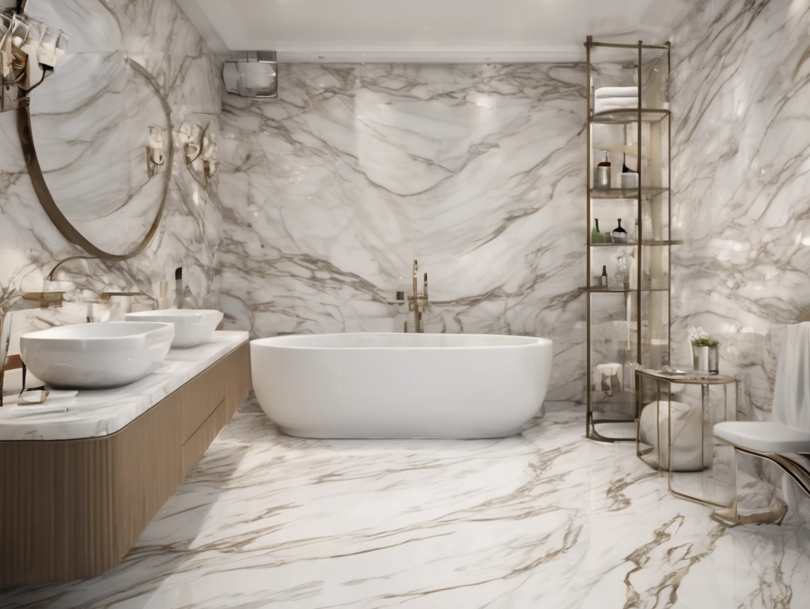 Waterproof plastic sheet PVC UV marble panel for indoor walls