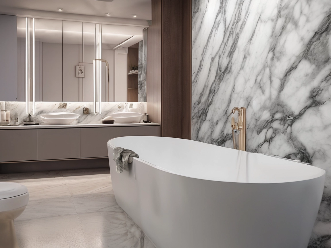 Decoration material indoor wall panel UV marble board