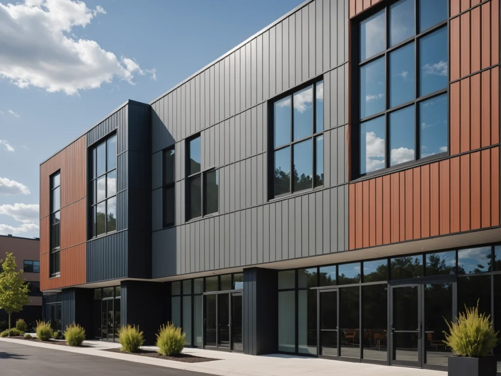 External Cladding Exterior PVC Panels Fluted Panel