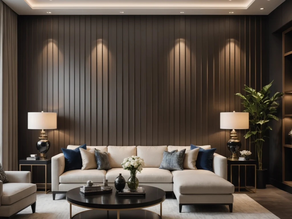 Wholesale Interior Decorative Slat Paneling Fluted Wall PVC