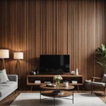 Home Indoor Decorative Wood Plastic PVC Slat Wall Cladding