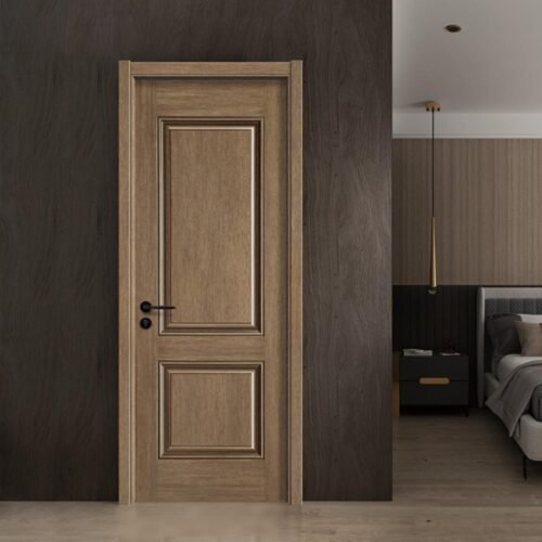 Custom Modern Indoor Water Proof Wood Door Design WPC 2