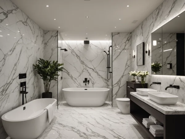 Decoration Material Spc PVC Bamboo Charcoal Wall Panel