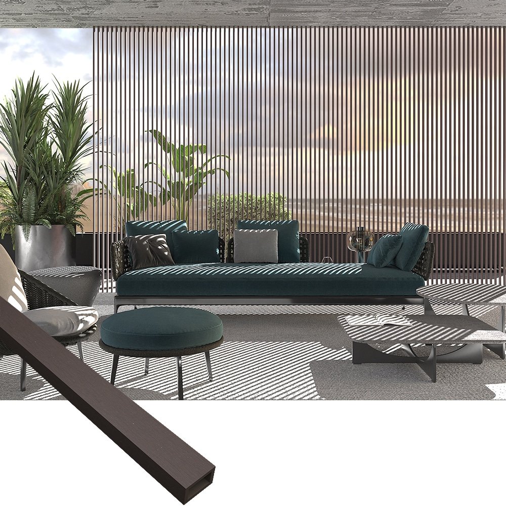 WPC Timber Tube Outdoor Weatherproof 2