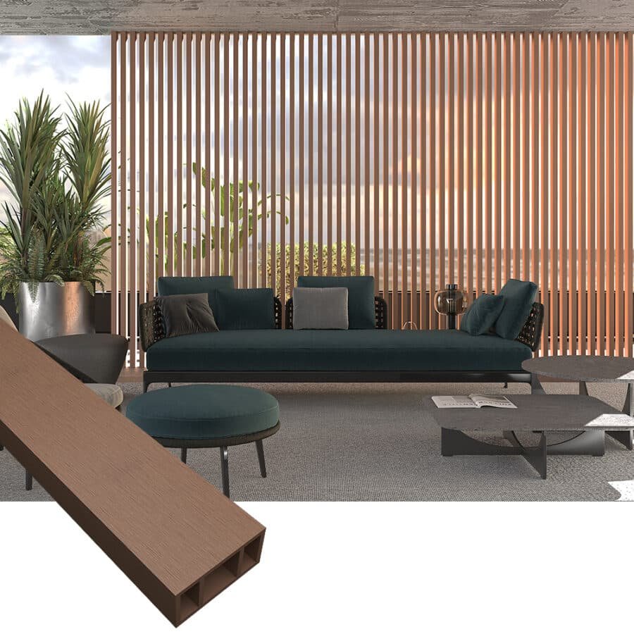 WPC Timber Tube Thermal Insulation WTCTB-50100