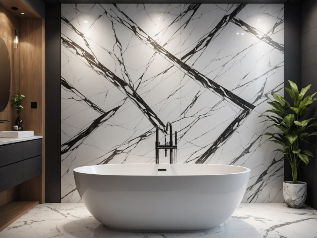 Modern Design UV Marble Decor Panels Boards PVC Wall Panels