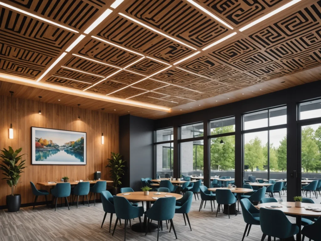 Decorative Acoustic Ceiling Interior/Exterior PVC Wall Panel