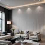 New Type 3D PVC Fluted Wall Panel Slat Wall Panel for Decoration