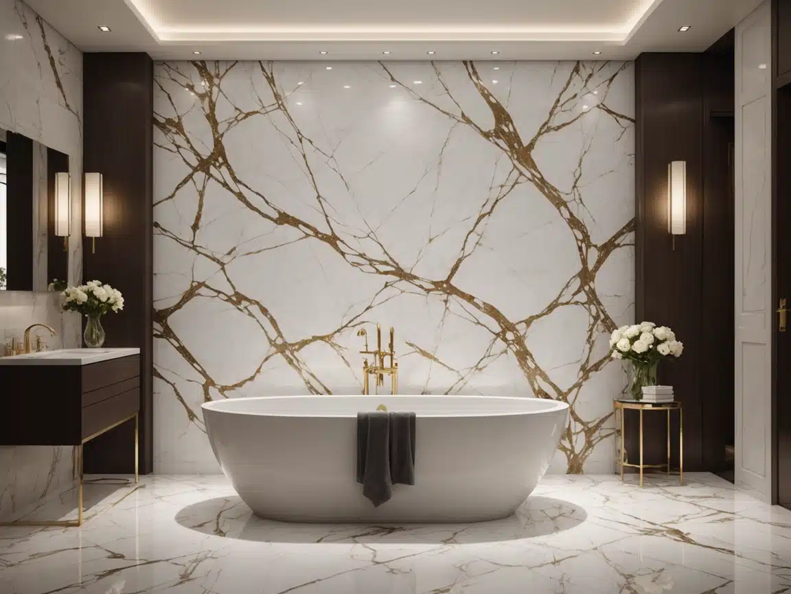 Elegant UV Panel Board Marmer Marble PVC Wall Panels 4X8