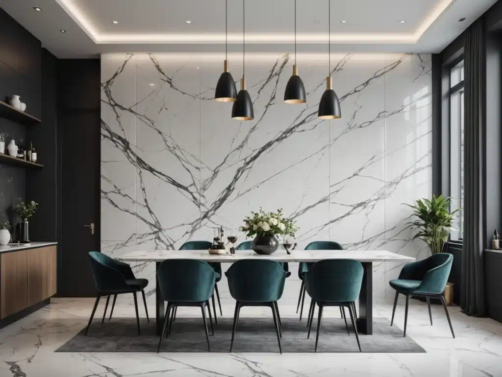 3mm PVC Marble Wall Panel UV Marble Sheet Interior