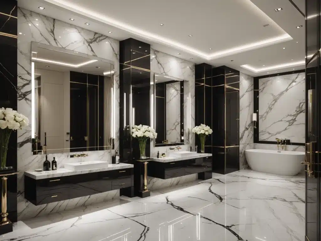 Wall Panel Decoration PVc High Gloss Marble Slab