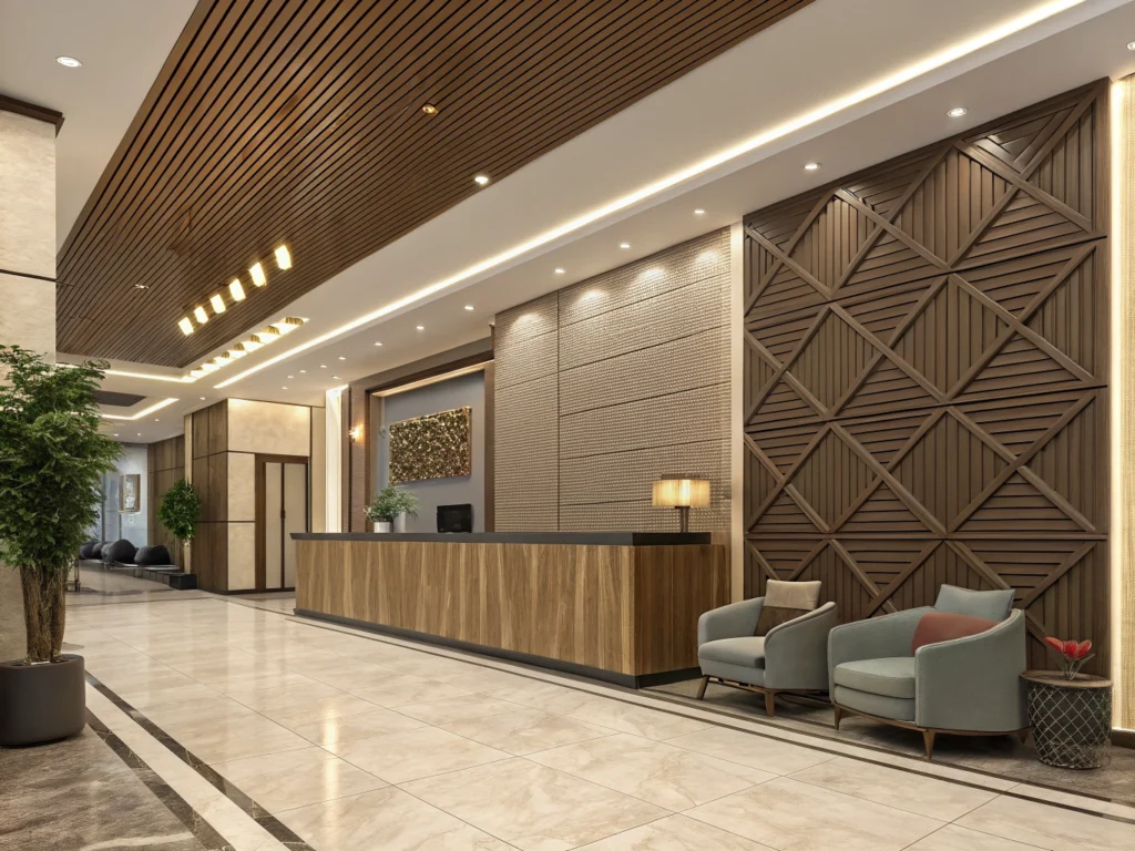  Indoor WPC Wall Panels: Accelerating Commercial Interior Delivery through Modular Prefabrication