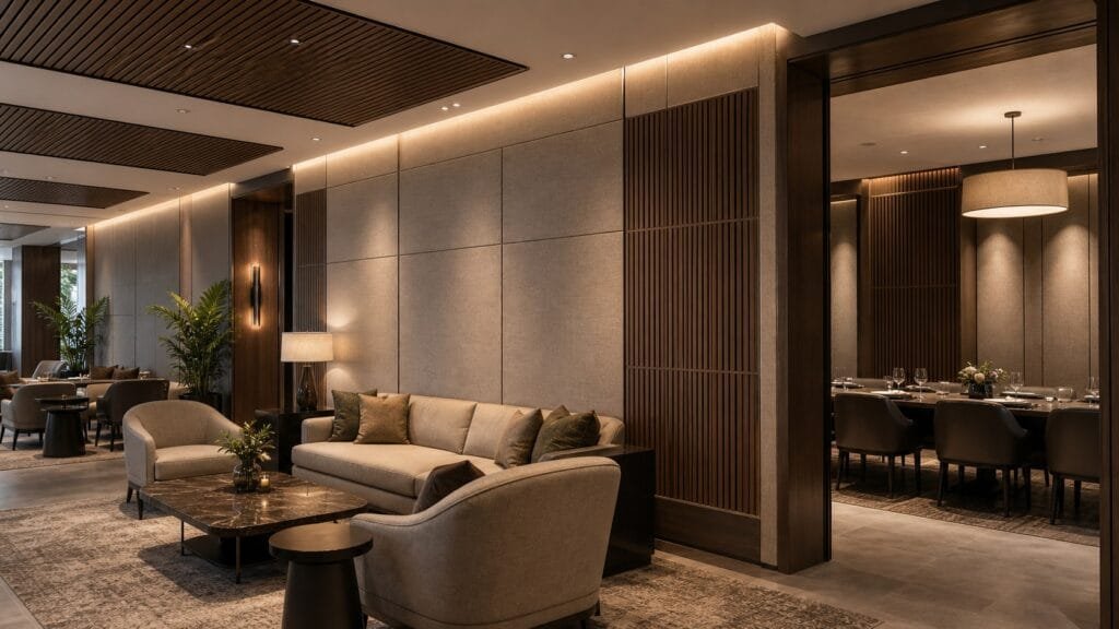 Acoustic Panels for Hospitality Projects: NRC, Fabric Durability, Fire Documents, and Contractor Delivery Control