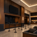 WPC Wall Panels for Cinema Lobbies: Queue Impact, Digital Signage, Lighting, and Night Renovation