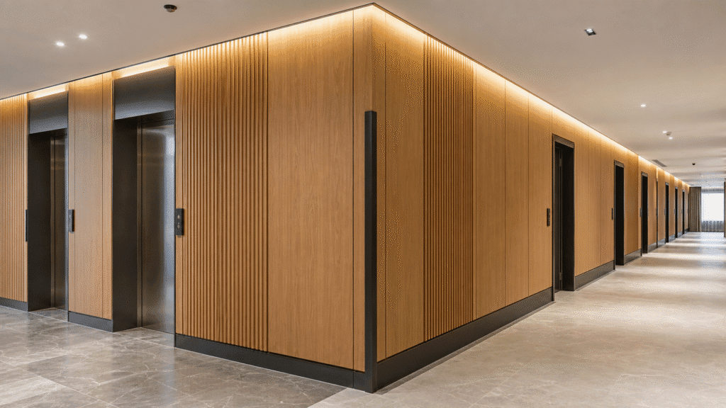 WPC Wall Panels for Retail Mall Food Courts: Cleaning, Grease Exposure, Impact Zones, and Fixture Coordination