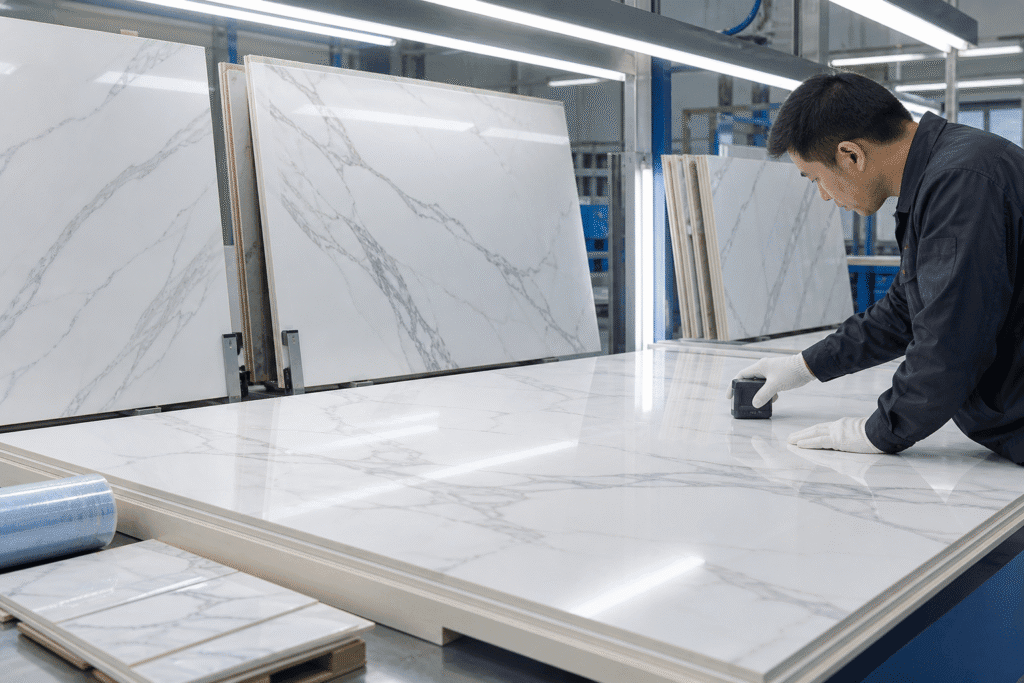 UV Marble Sheets: A B2B Guide to Coating Cure, Gloss, Scratch Resistance, and Pattern Control