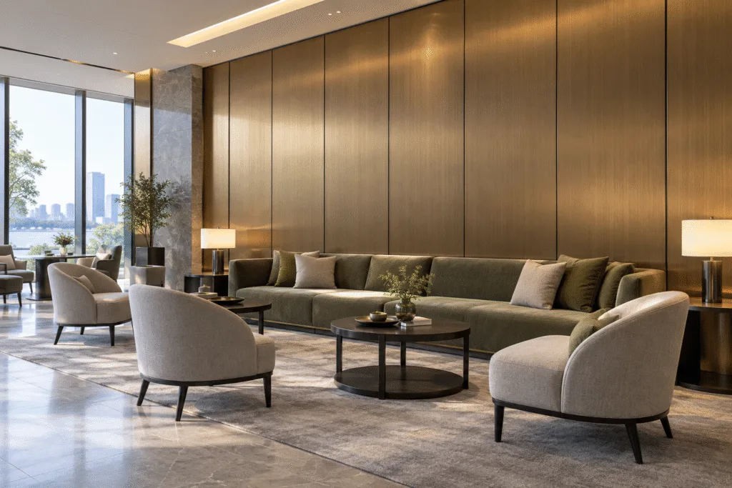 Bamboo Charcoal Panels for Hotel Lounges: Fabric-Look vs Metal-Look Finishes