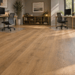 SPC Flooring for Office Chairs: Approve the Castors, Floor and Protective Mat Together